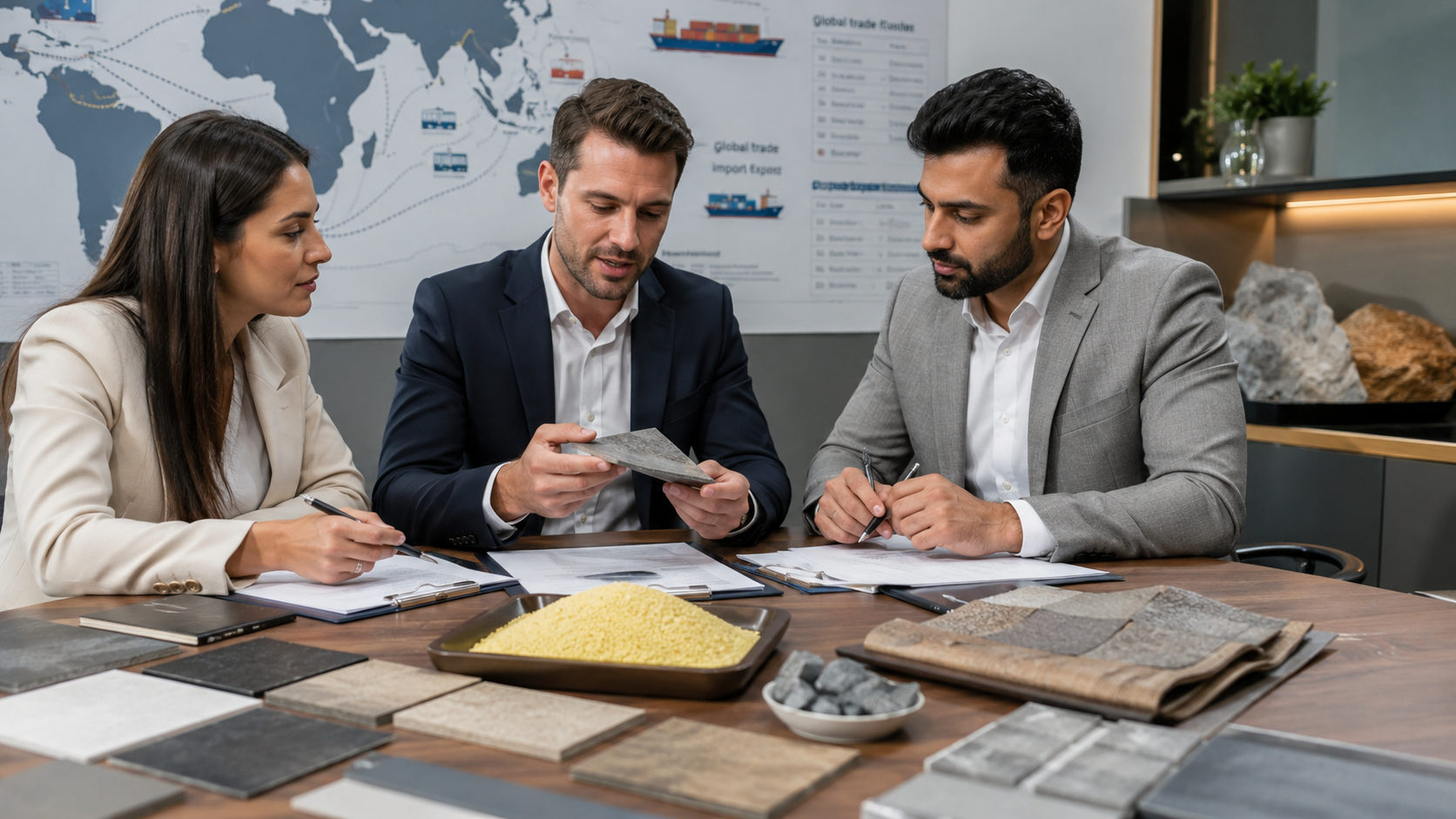 Sourcing and trading service